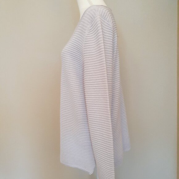 Eileen Fisher Organic Linen/Cotton Knit Top NWT - Picture 4 of 13